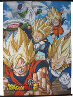 Dragon Ball Super Heroic Characters Wall Scroll