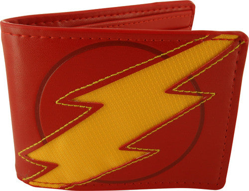 Flash Bolt Cut Out Logo Bifold Wallet