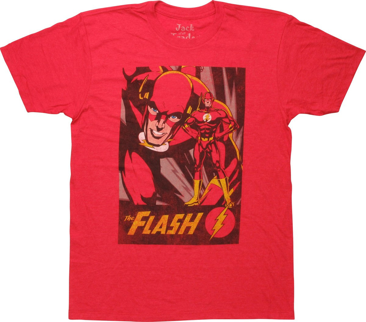 Flash Retro Square Name T-Shirt