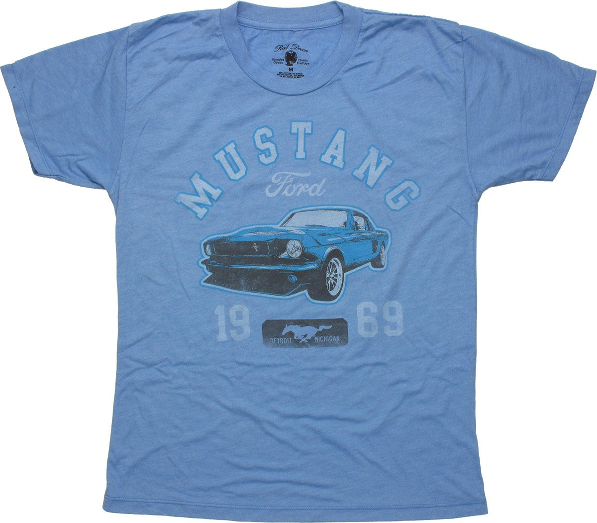Ford 1969 Mustang Heather Blue Youth T Shirt