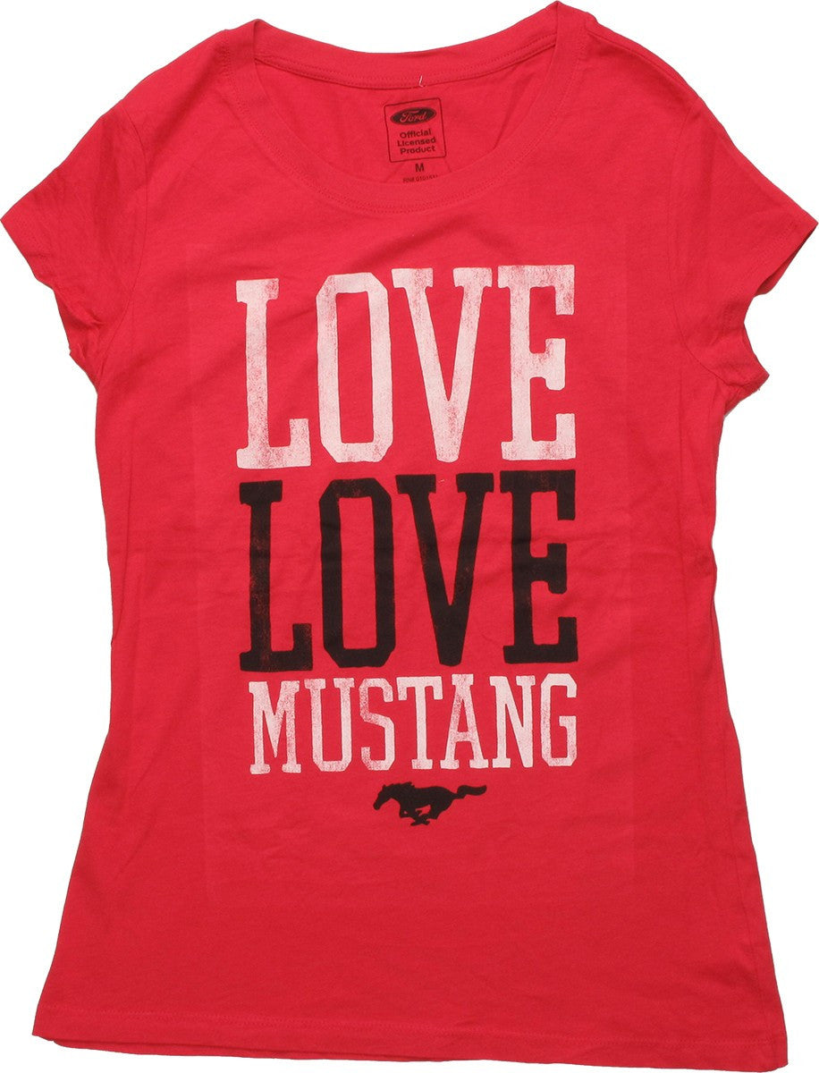 Ford Mustang Love Red Baby Tee