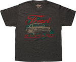Ford Mustang Spray Paint Charcoal Youth T-Shirt