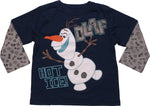 Frozen Olaf Hot Ice Long Sleeve Toddler T-Shirt