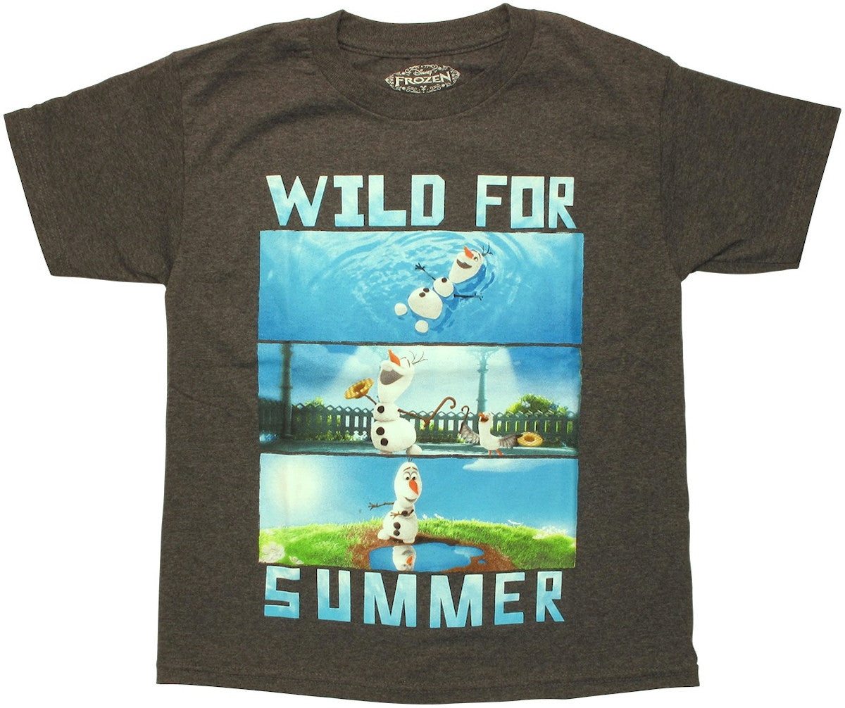 Frozen Olaf Wild for Summer Youth T Shirt