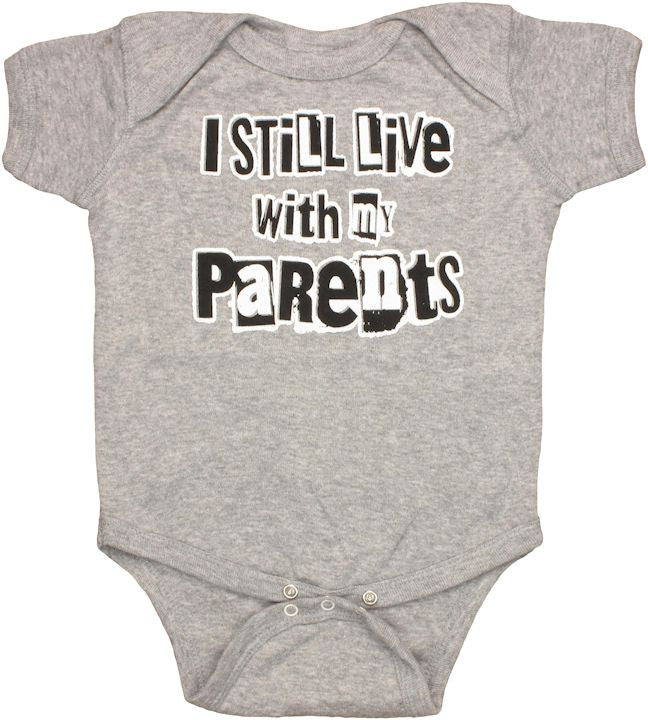 Funny Live With Parents Snap Suit