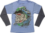 Funny Stash-A-Saurus Long Sleeve Juvenile T-Shirt