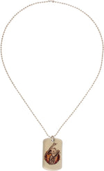 Ghost Rider Chain Swing Name Single Dog Tag