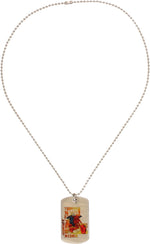 Ghost Rider Comic Cover Name Single Dog Tag