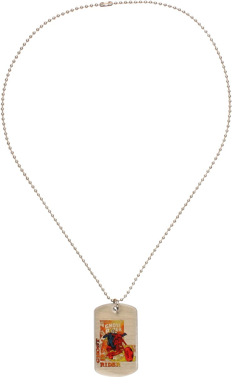 Ghost Rider Comic Cover Name Single Dog Tag