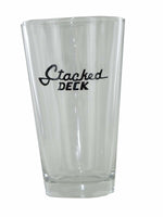 Batman Stacked Deck Bar Logo Pint Glass