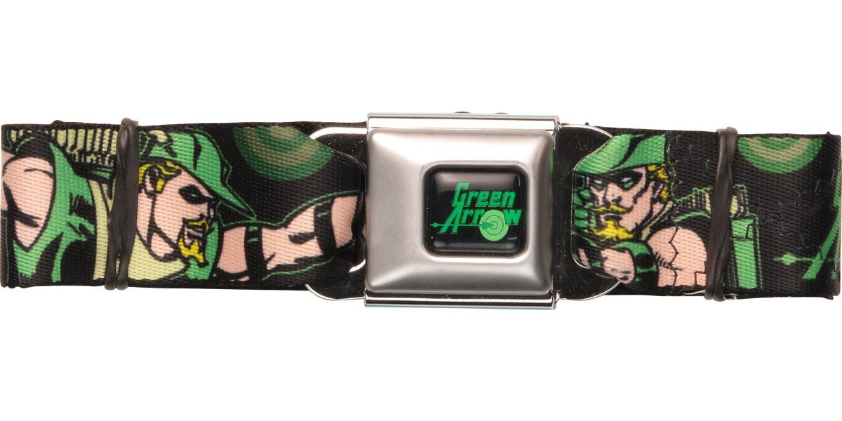 Green Arrow Action Poses Seatbelt Belt
