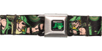 Green Arrow Action Poses Seatbelt Belt