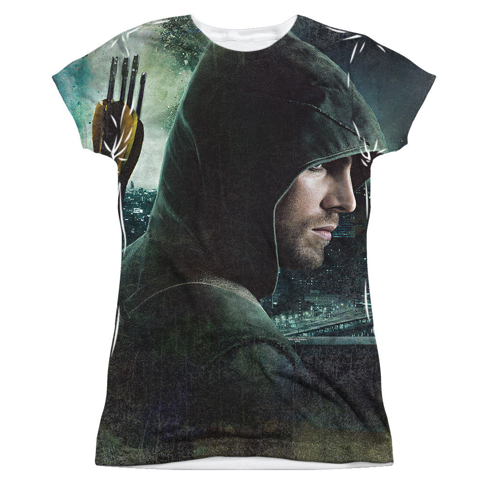 Green Arrow TV Hero Sub Juniors T Shirt