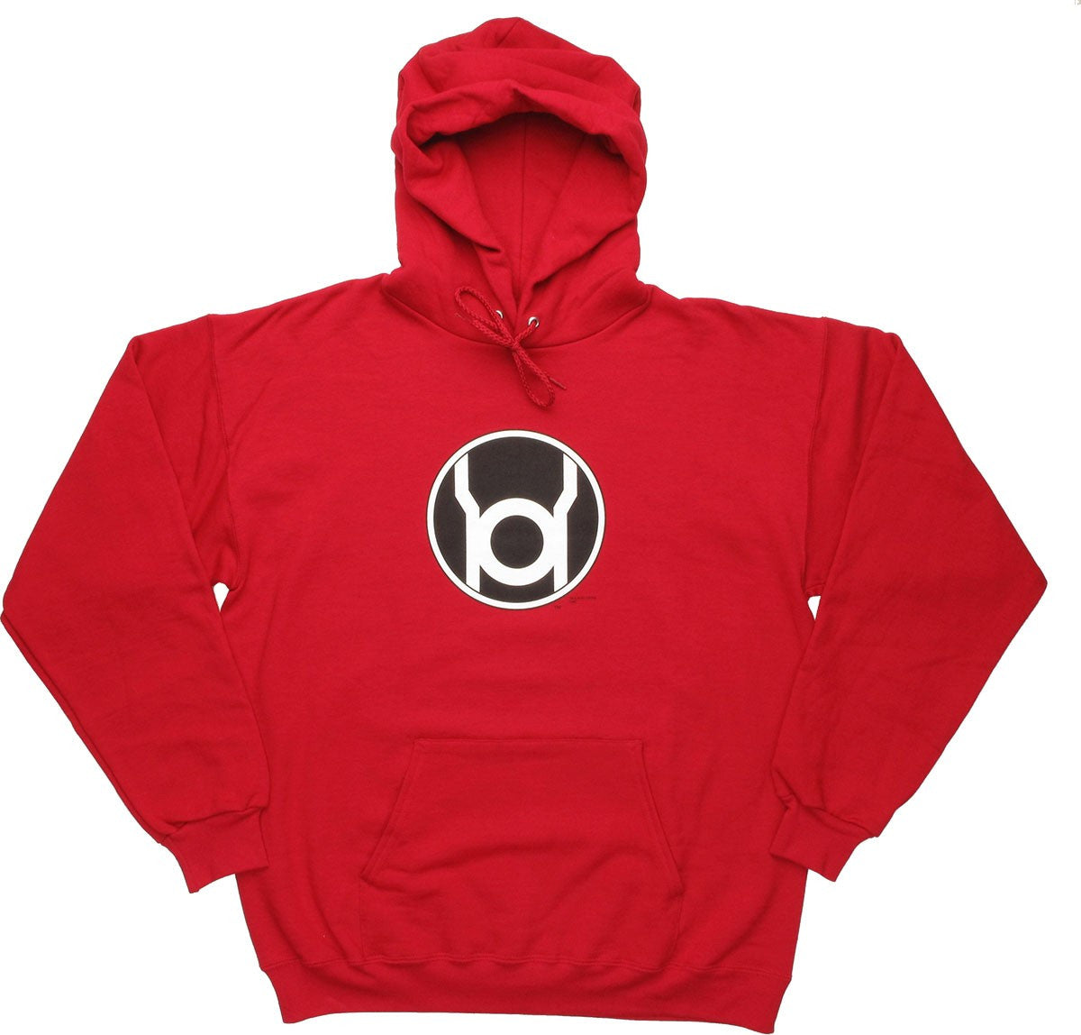 Green Lantern Red Symbol Hoodie