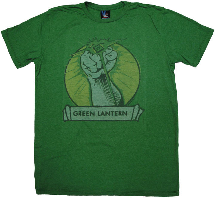 Green Lantern Ring Circle T Shirt Sheer