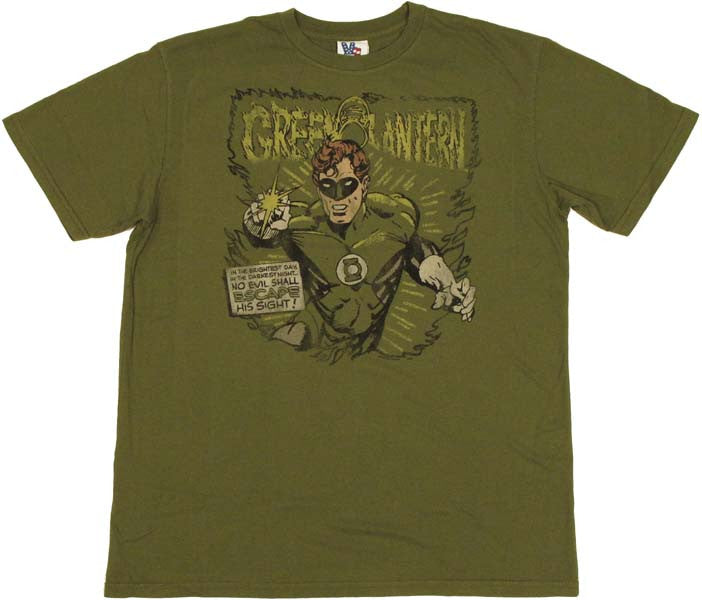 Green Lantern Ring No Evil T Shirt Sheer