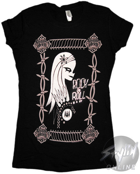 Guitar Hero Rock N Roll Baby Tee