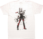 Harley Quinn Arkham Knight Inked T-Shirt