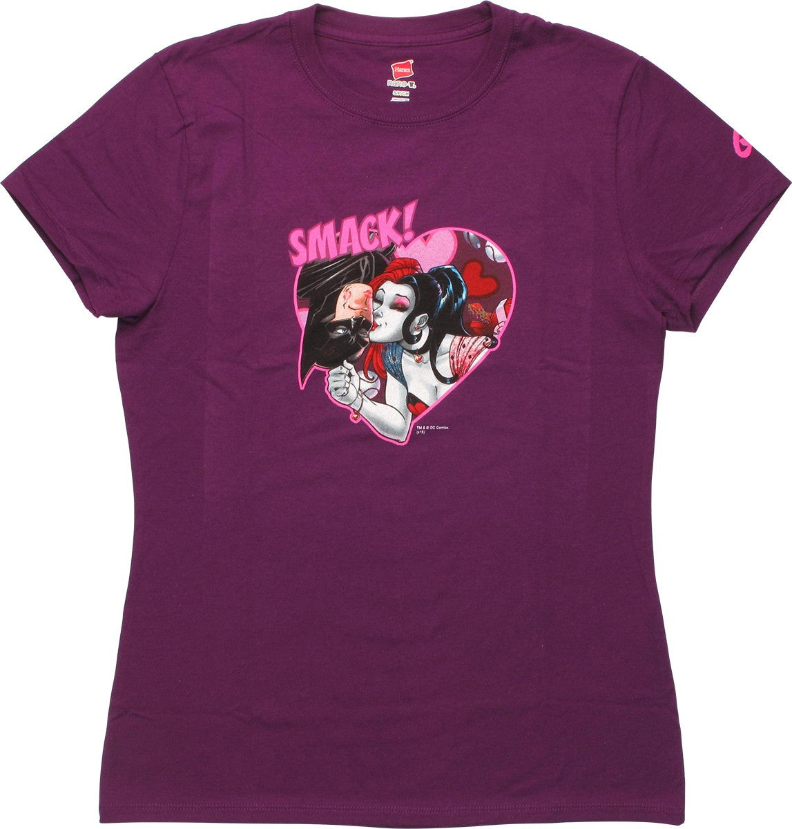 Harley Quinn Bat Kiss Ladies T-Shirt