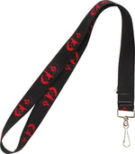 Harley Quinn Bat Logos Elastic Lanyard