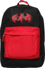 Harley Quinn Distressed Batman Logo Backpack