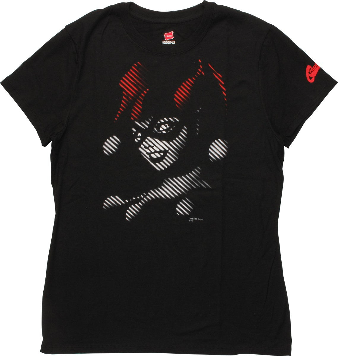 Harley Quinn Lined Smile Ladies Tee