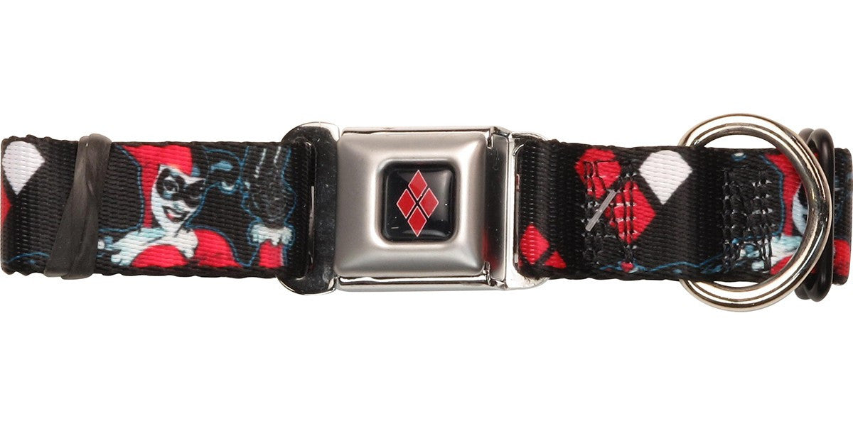 Harley Quinn Pop Gun Poses Pet Collar