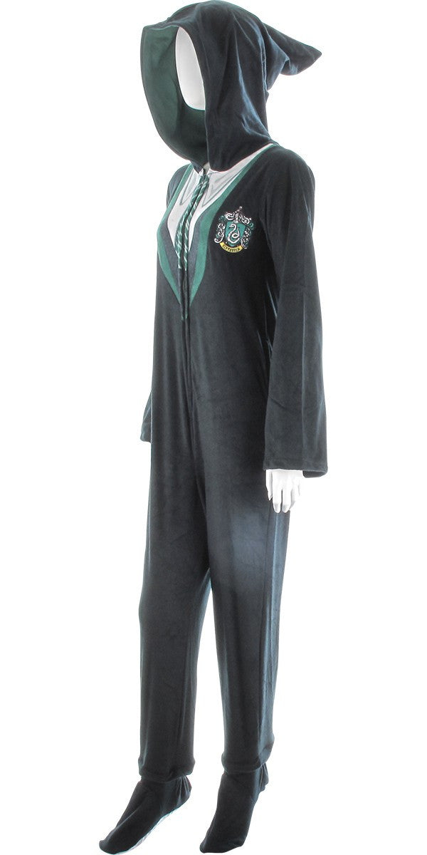 Harry Potter Slytherin Hooded Union Suit