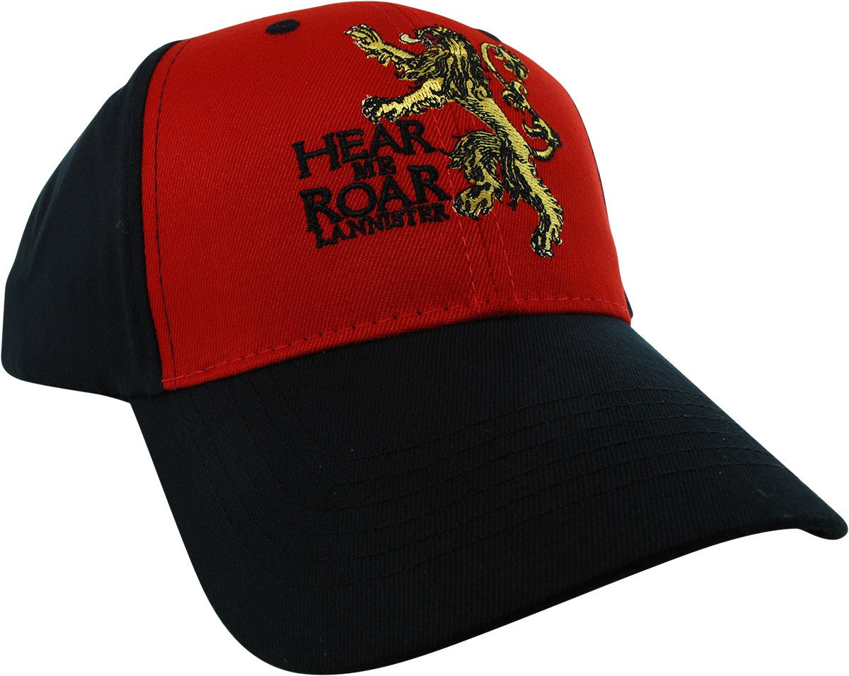 Game of Thrones Lannister Hear Me Roar Velcro Hat