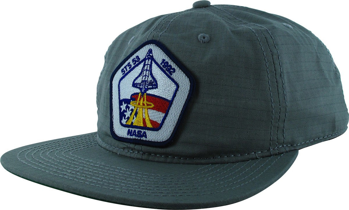 NASA STS-53 Discovery Mission Gray Snapback Hat