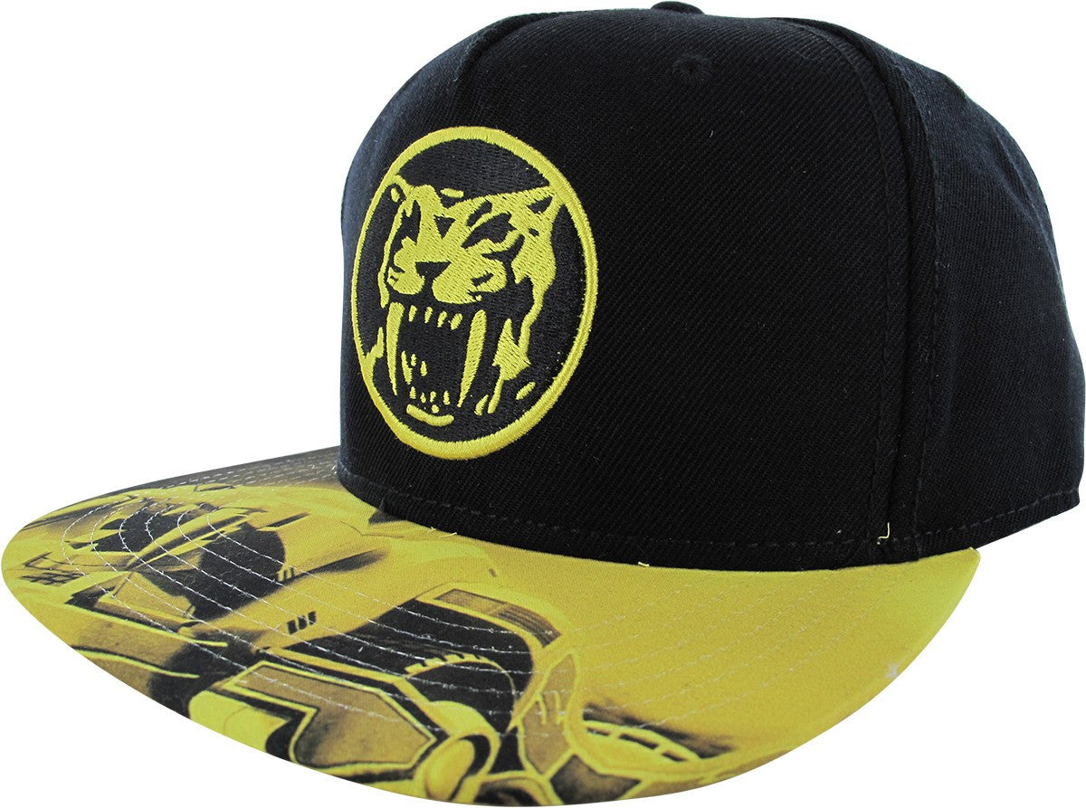 Power Rangers Yellow Ranger Logo Snapback Hat
