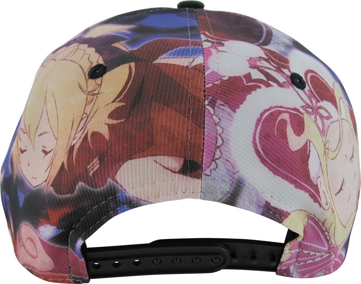 Re Zero Sublimated Cap Snapback Hat