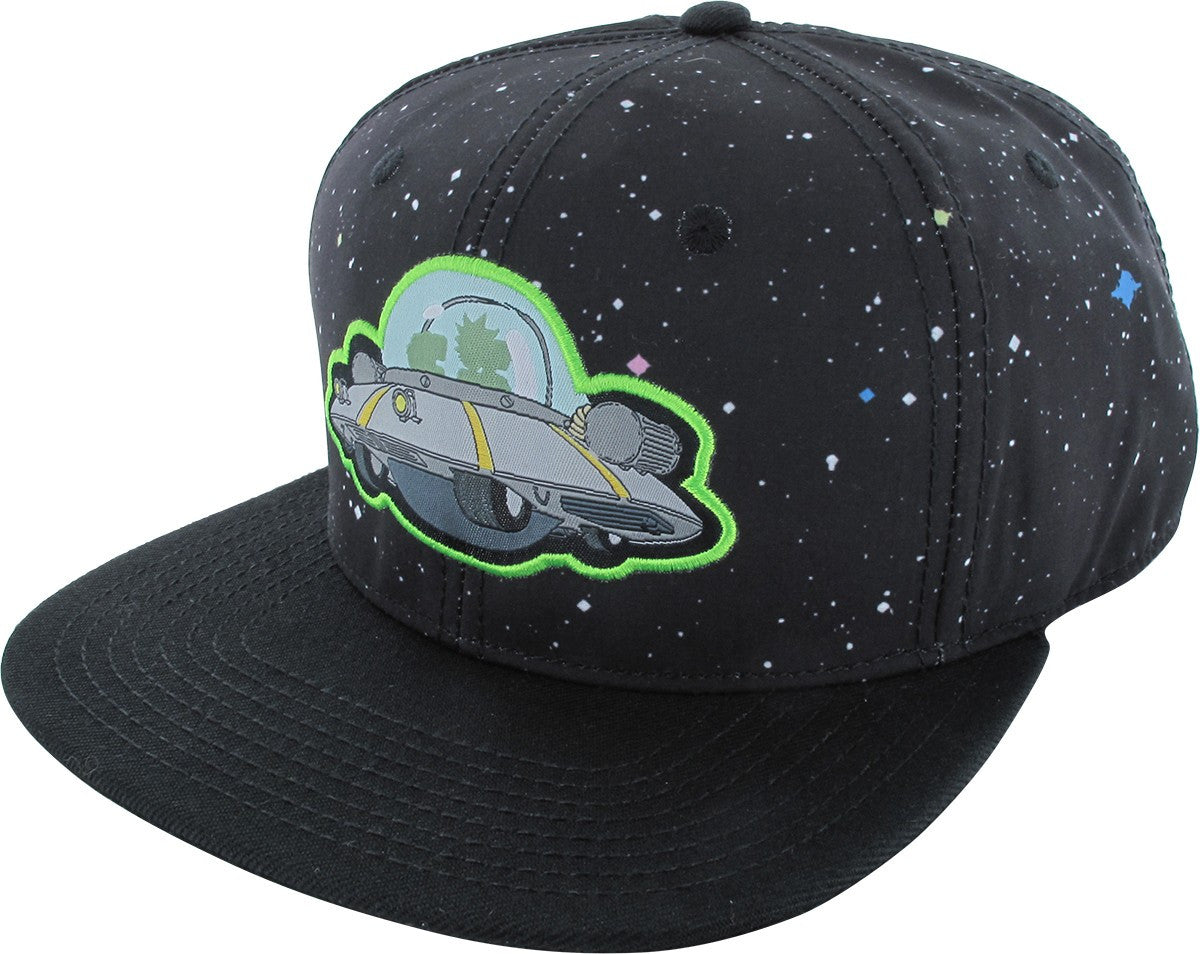 Rick and Morty Spaceship Snapback Hat