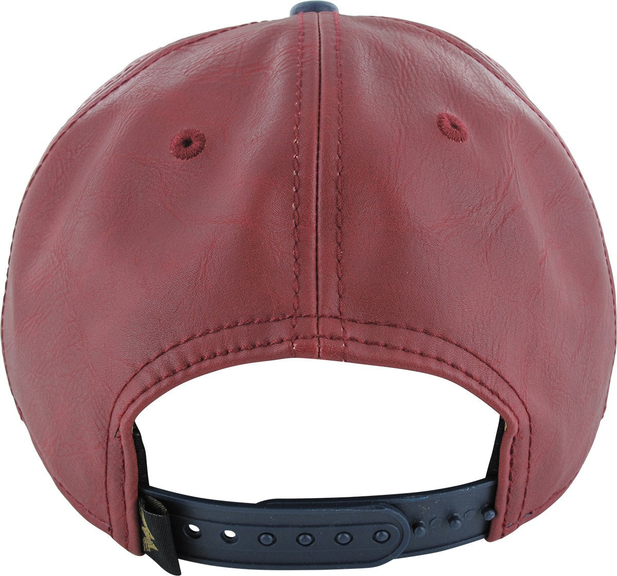 Wonder Woman Large Logo Faux Leather Snapback Hat