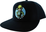 Zelda Toon Link Black Snapback Hat