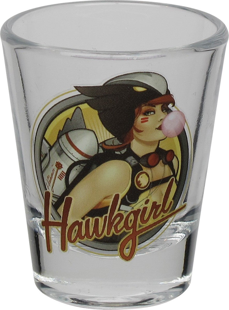 Hawkgirl Bombshell Mini Toon Tumbler Shot Glass