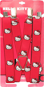 Hello Kitty Faces Red Suspenders