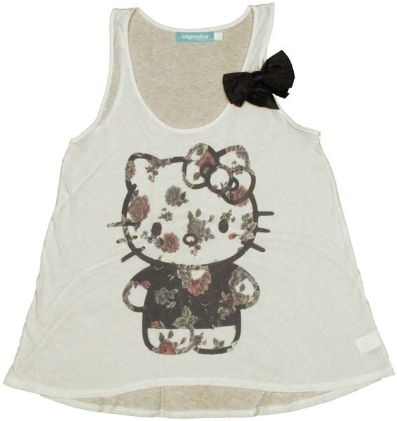 Hello Kitty Floral Ladies Tee