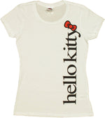 Hello Kitty Side Name Juniors T-Shirt