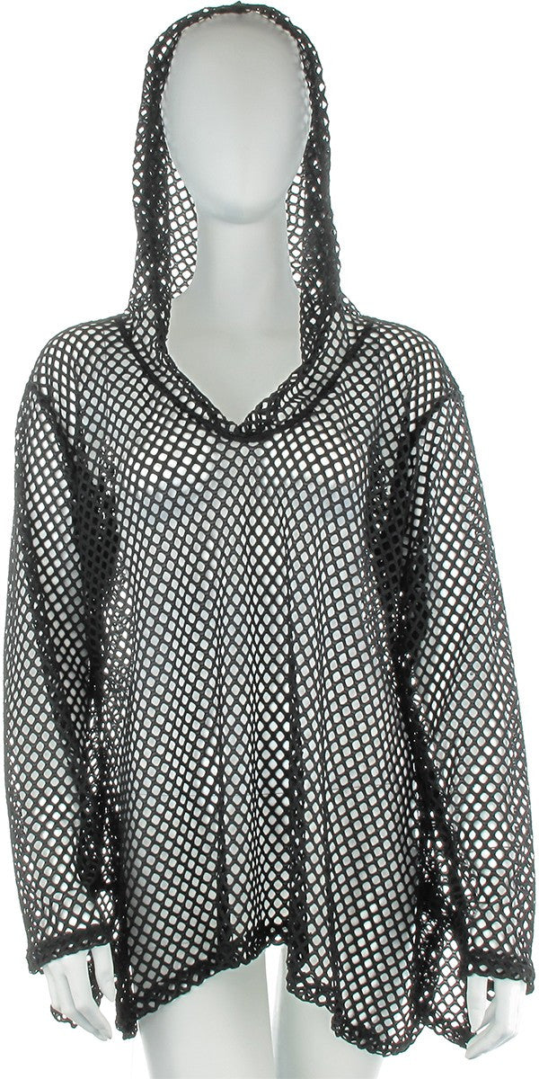 Hooded Black Swimsuit Cover Up