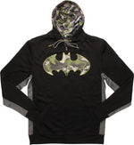 Batman Camouflage Logo Athletic Zip Hoodie