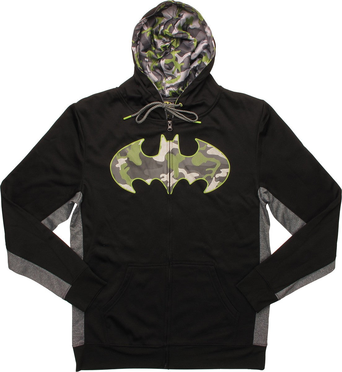 Batman Camouflage Logo Athletic Zip Hoodie