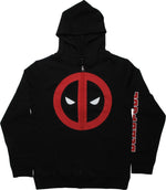 Deadpool Face Logo Zip Hoodie