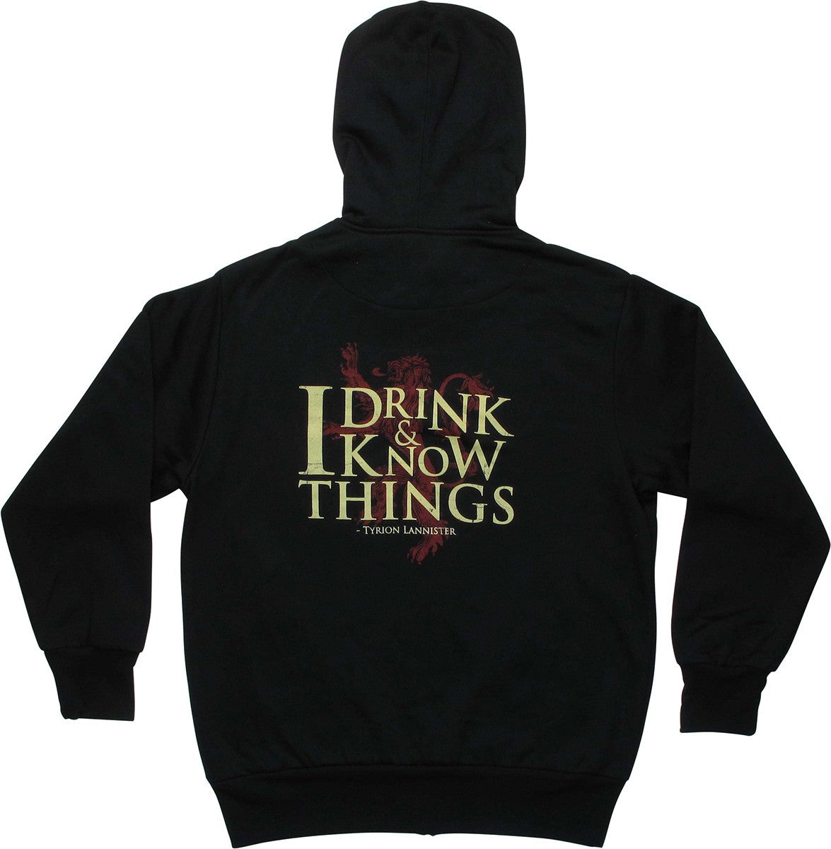 Game of Thrones I Drink and I Know Zipper Hoodie