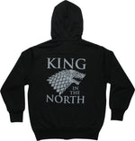Game of Thrones King in the North Zipper Hoodie