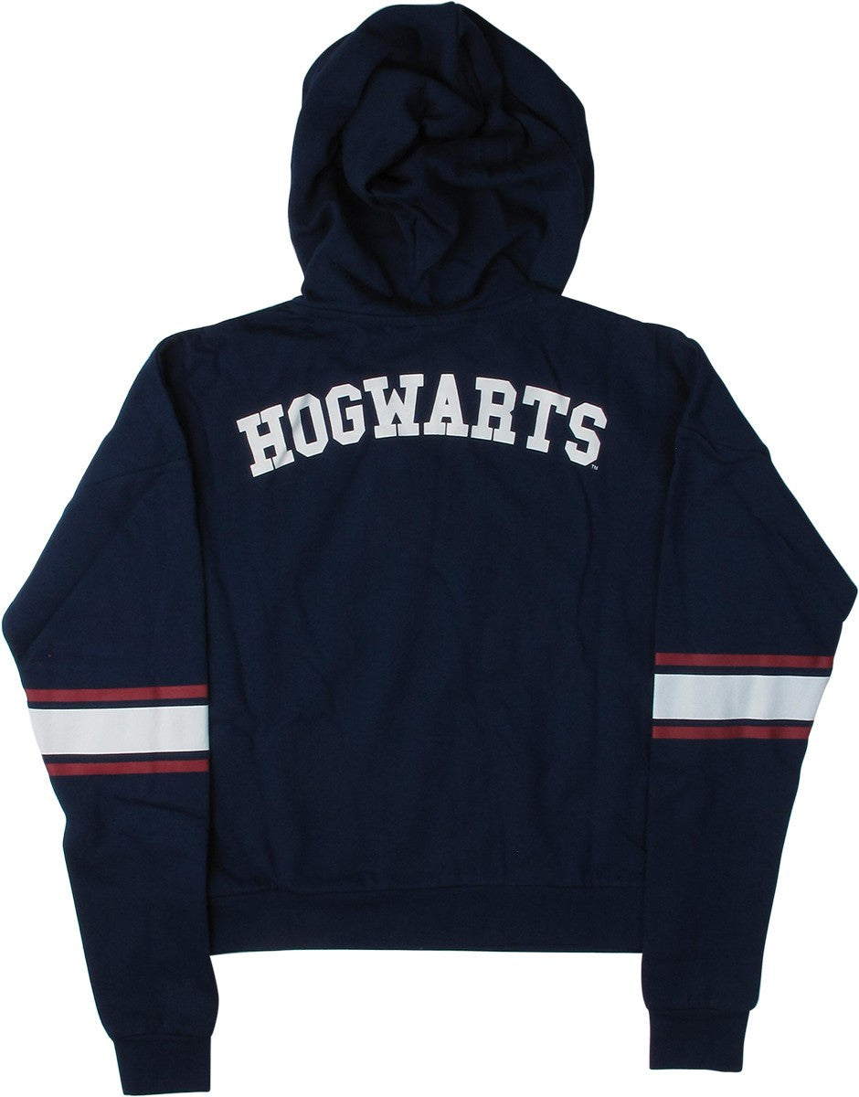 Harry Potter Hogwarts Crest Juniors Blue Hoodie