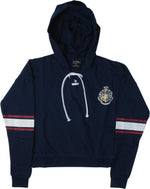 Harry Potter Hogwarts Crest Juniors Blue Hoodie