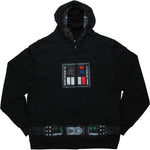 Star Wars Darth Vader Costume Face Zipper Hoodie