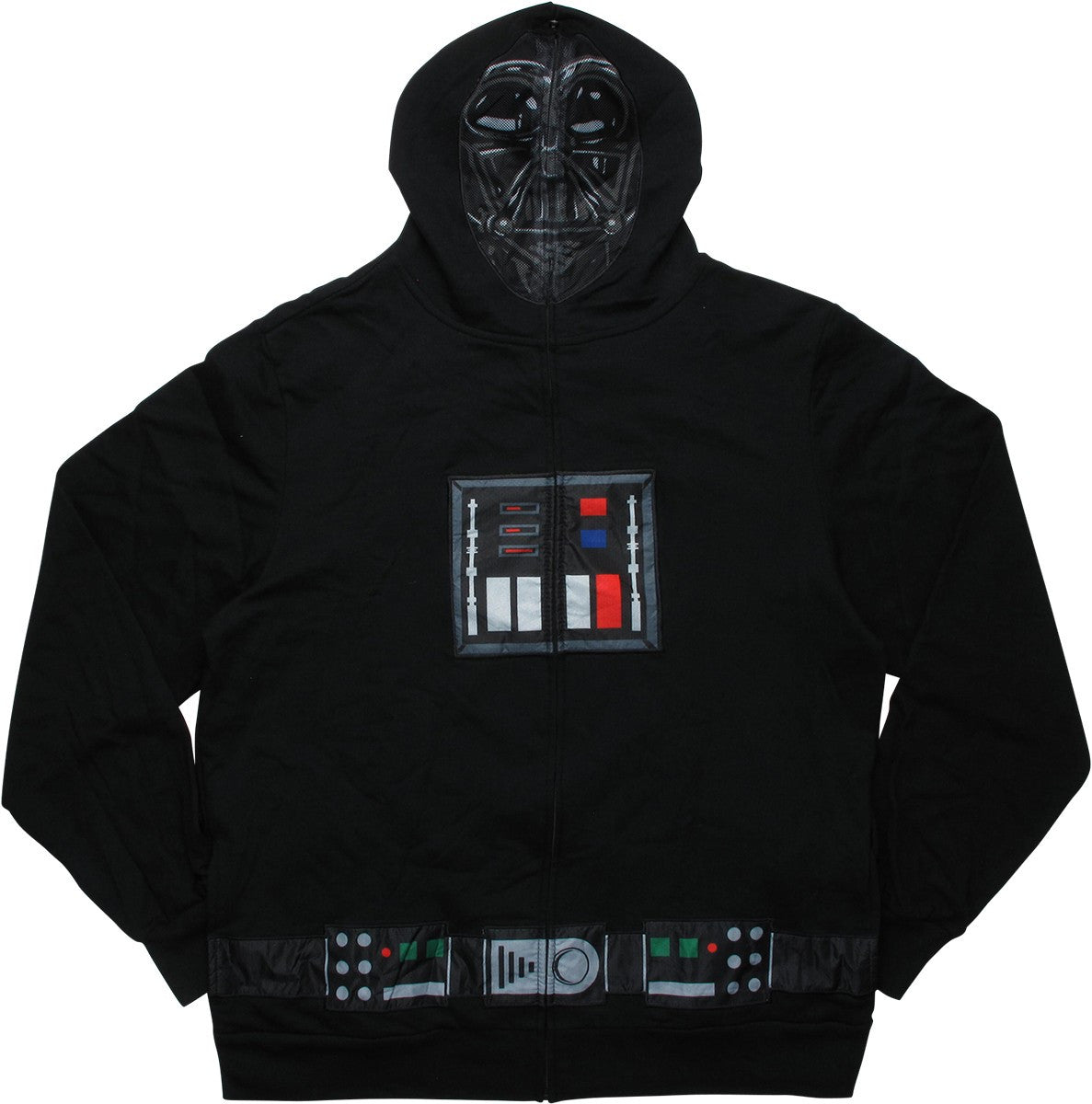 Star Wars Darth Vader Costume Face Zipper Hoodie