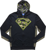 Superman Camouflage Logo Athletic Zip Hoodie